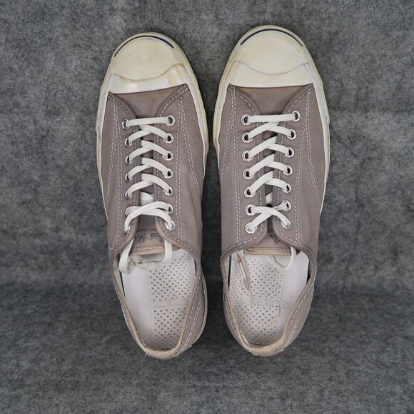 Converse Shoes Mens 9 Sneakers Jack Purcell Comfort Wedge Classic Canvas Grey - Picture 6 of 16